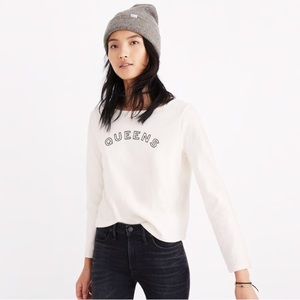 Madewell Queens Graphic Sweater/Shirt
